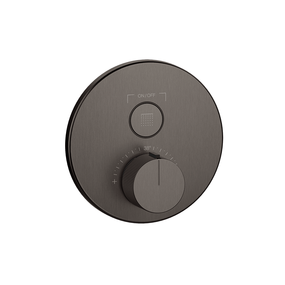 Gessi Shower Mixer 38711 in Black Metal Br. Pvd