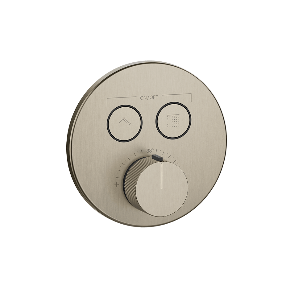 Gessi Shower Mixer 38713 in Finox Brushed Nickel