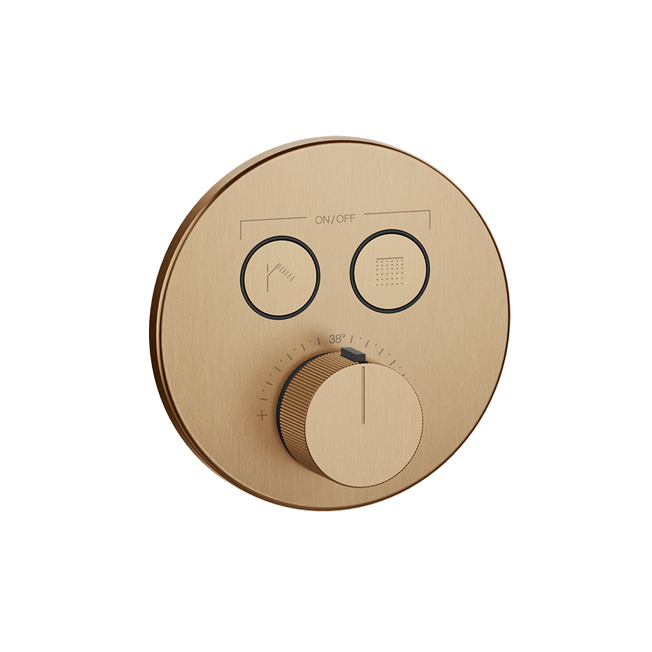 Gessi Shower Mixer 38713 in Warm Bronze Br. Pvd