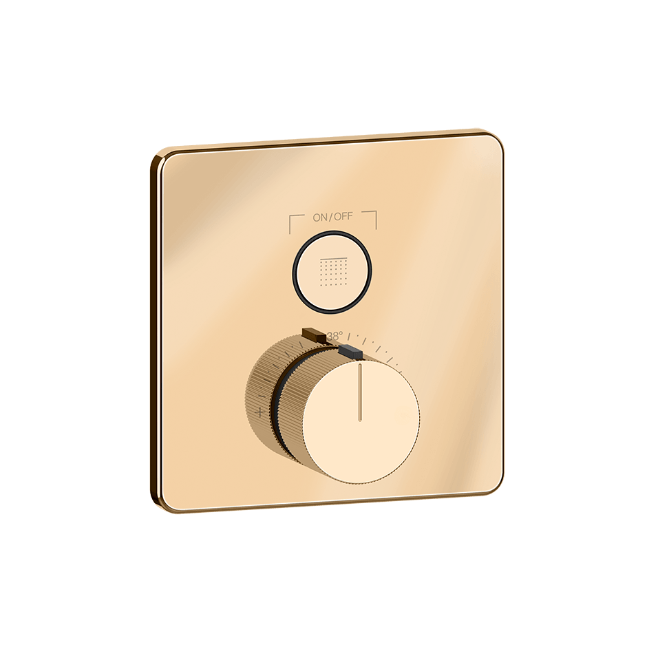 Gessi Shower Mixer 38717 in Warm Bronze Pvd