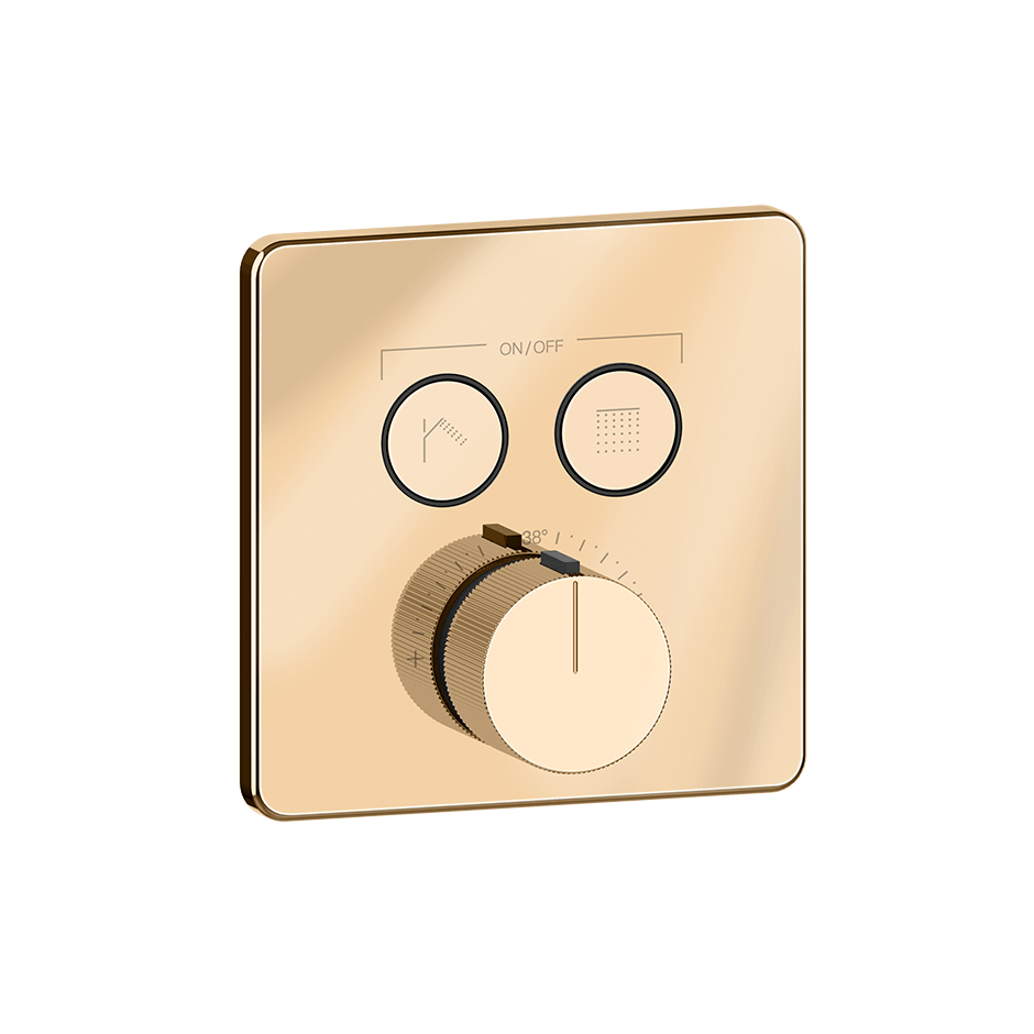 Gessi Shower Mixer 38718 in Warm Bronze Pvd