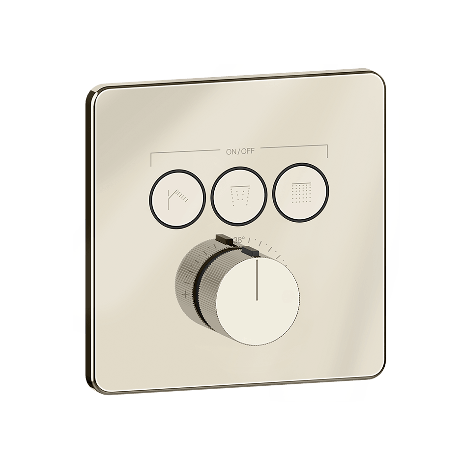 Gessi Shower Mixer 38719 in Nickel Pvd