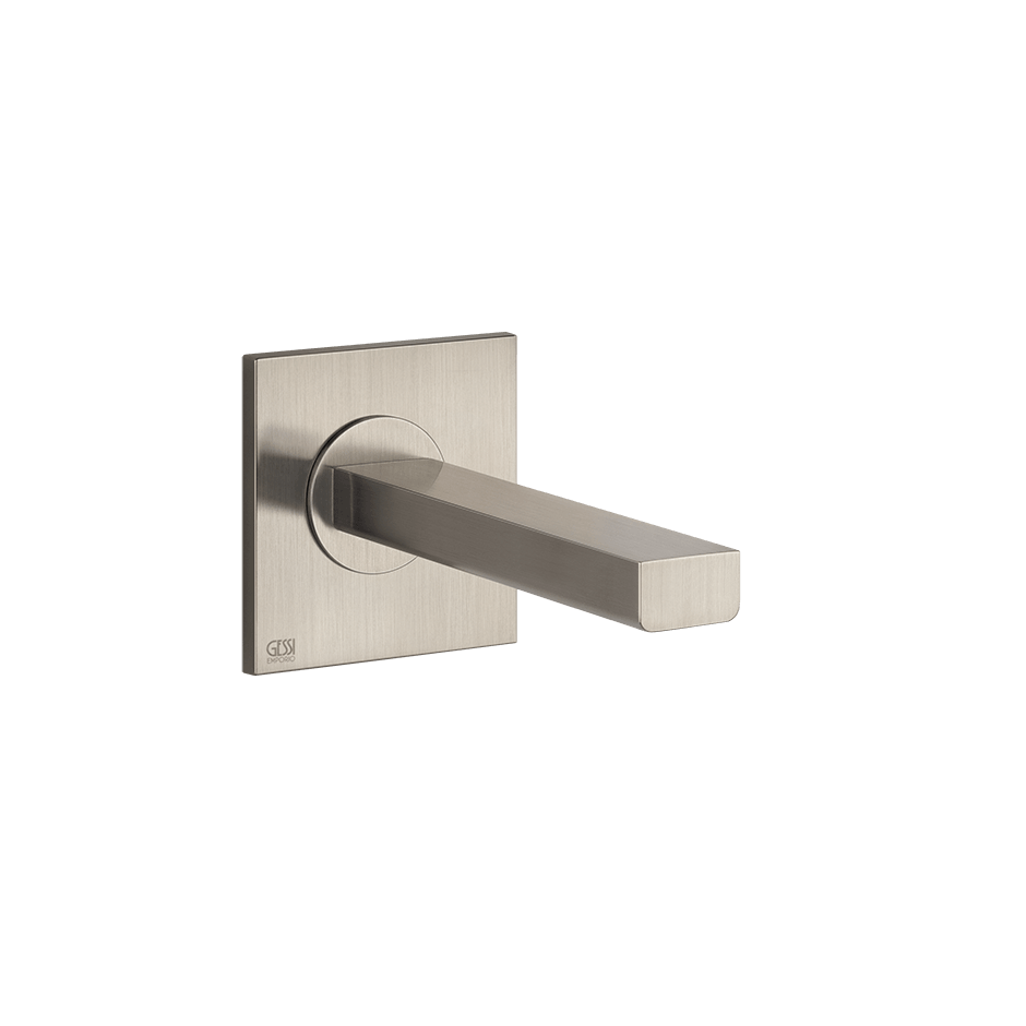 Gessi Bath Spout 38725 in Finox Brushed Nickel