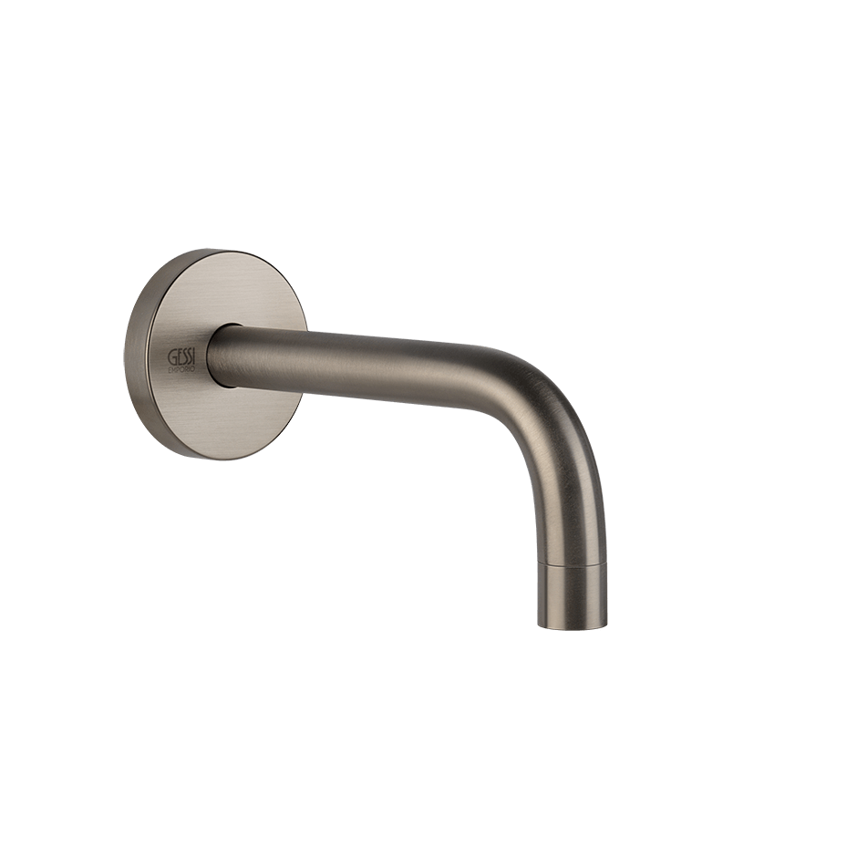 Gessi Basin Spout 38780 in Finox Brushed Nickel