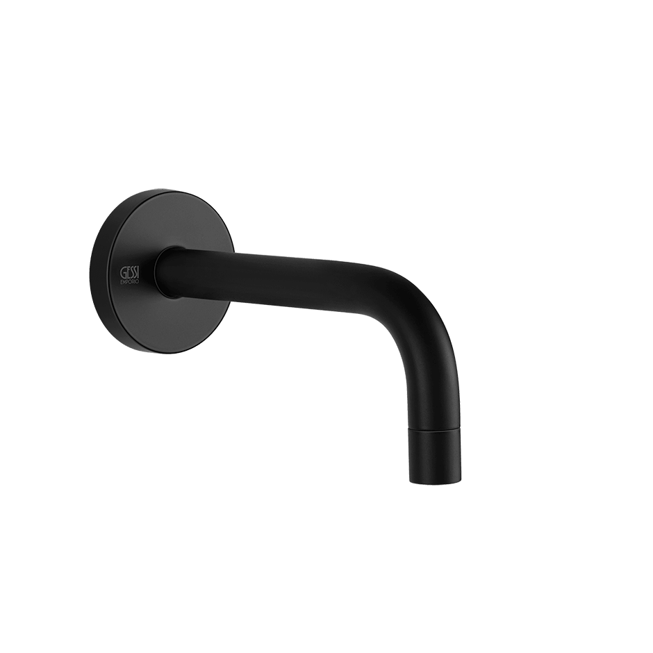 Gessi Basin Spout 38780 in Matte Black