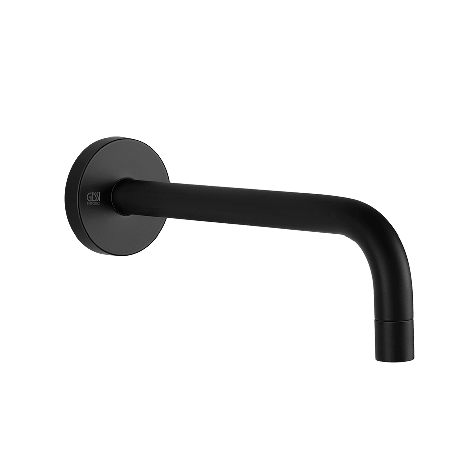 Gessi Basin Spout 38783 in Matte Black