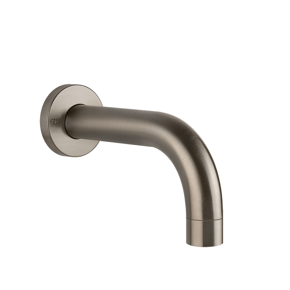 Gessi Bath Spout 38785 in Finox Brushed Nickel