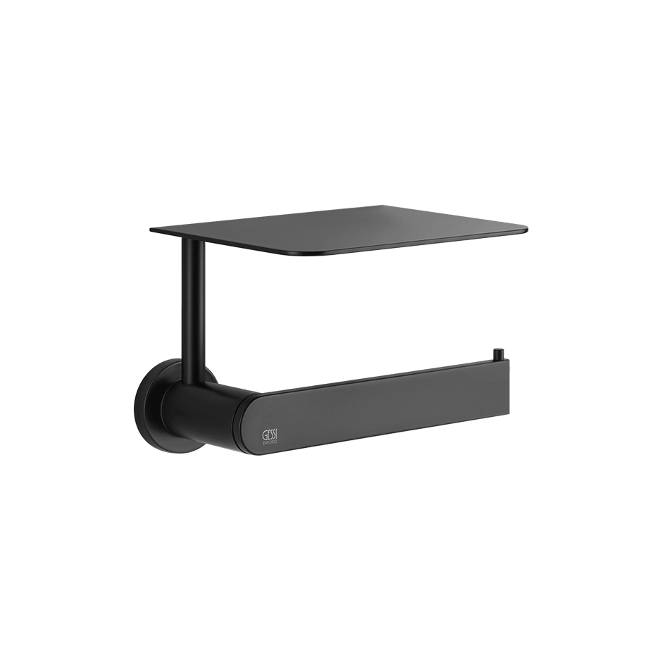 Gessi Paper Roll Holder 38855 in Matte Black