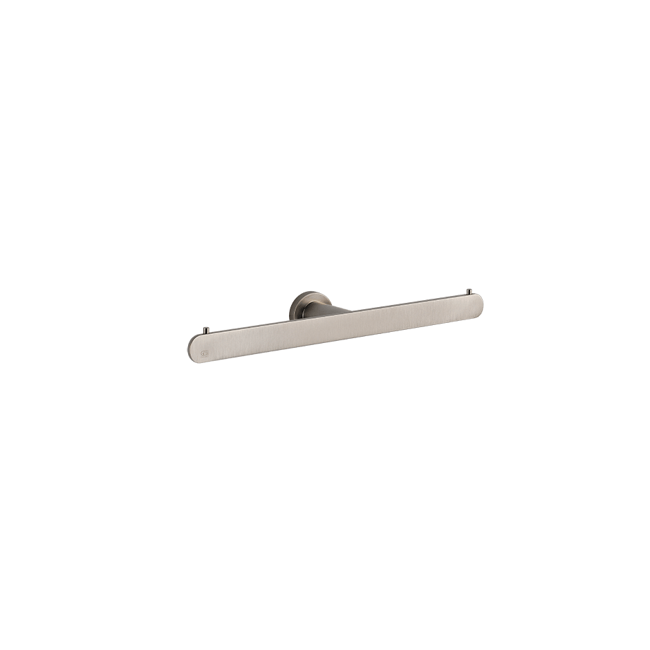 Gessi Paper Roll Holder 38915 in Finox Brushed Nickel