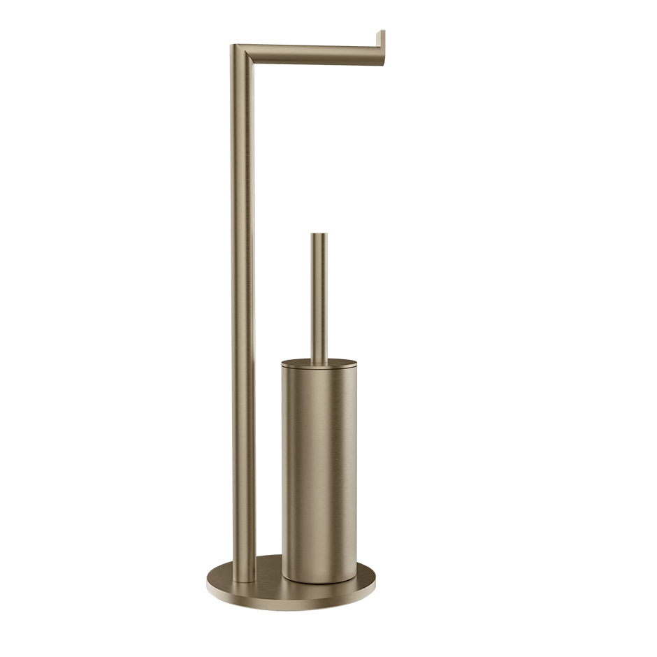 Gessi Brush Holder 38942 in Finox Brushed Nickel