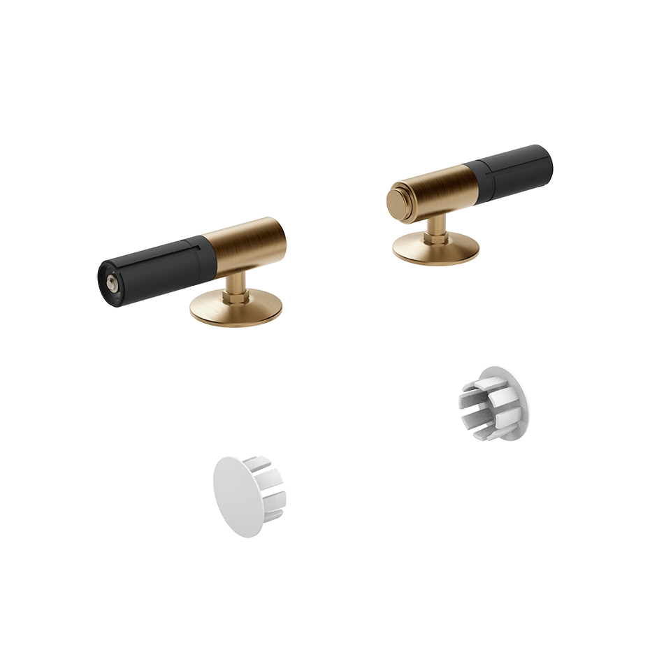 Gessi Wc Seat Hinge 39184 in Warm Bronze Br. Pvd