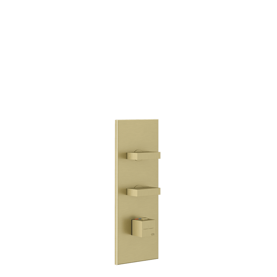 Gessi Shower Mixer 43024 in Brass Brushed Pvd