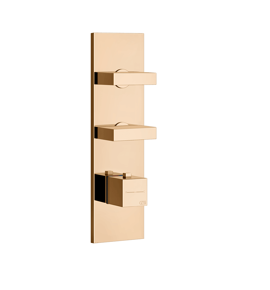 Gessi Shower Mixer 43024 in Warm Bronze Pvd