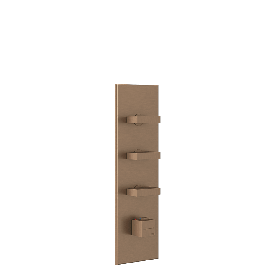 Gessi Shower Mixer 43026 in Copper Brushed Pvd
