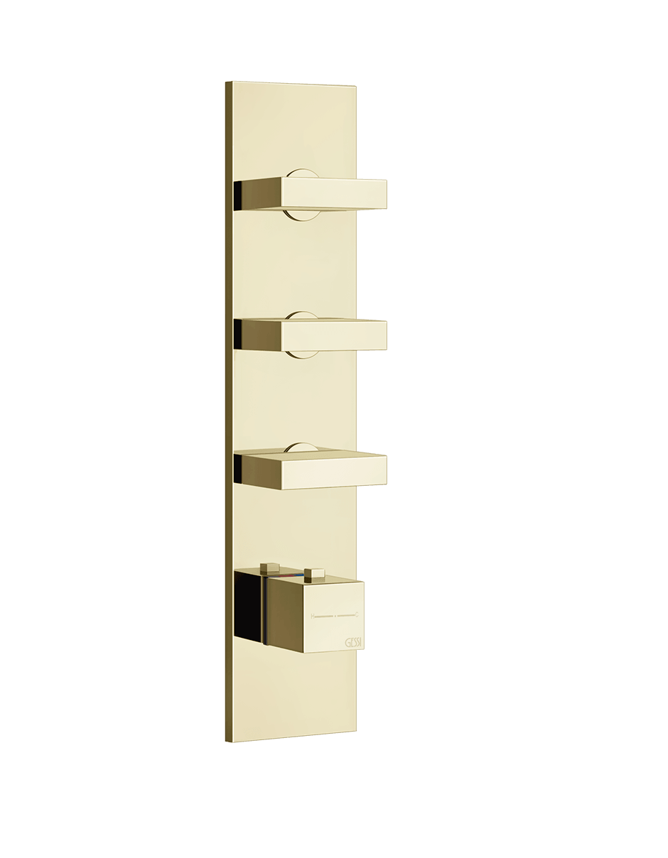 Gessi Shower Mixer 43026 in Brass Pvd