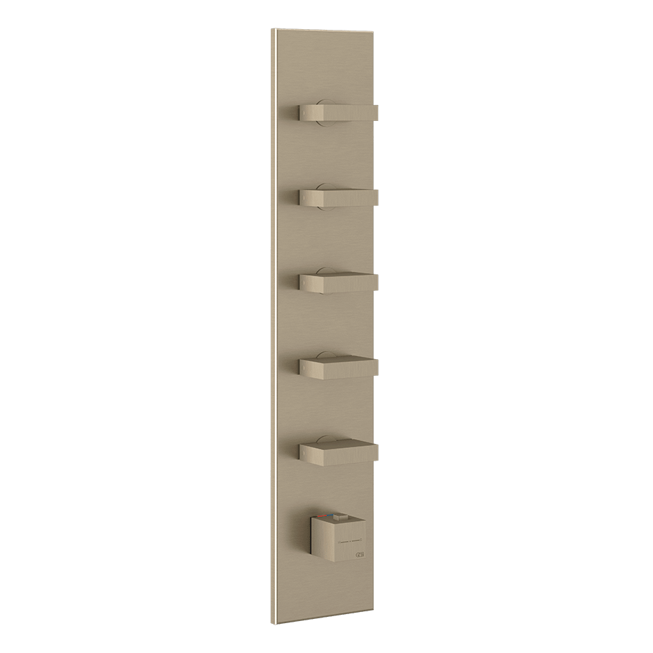 Gessi Shower Mixer 43030 in Finox Brushed Nickel
