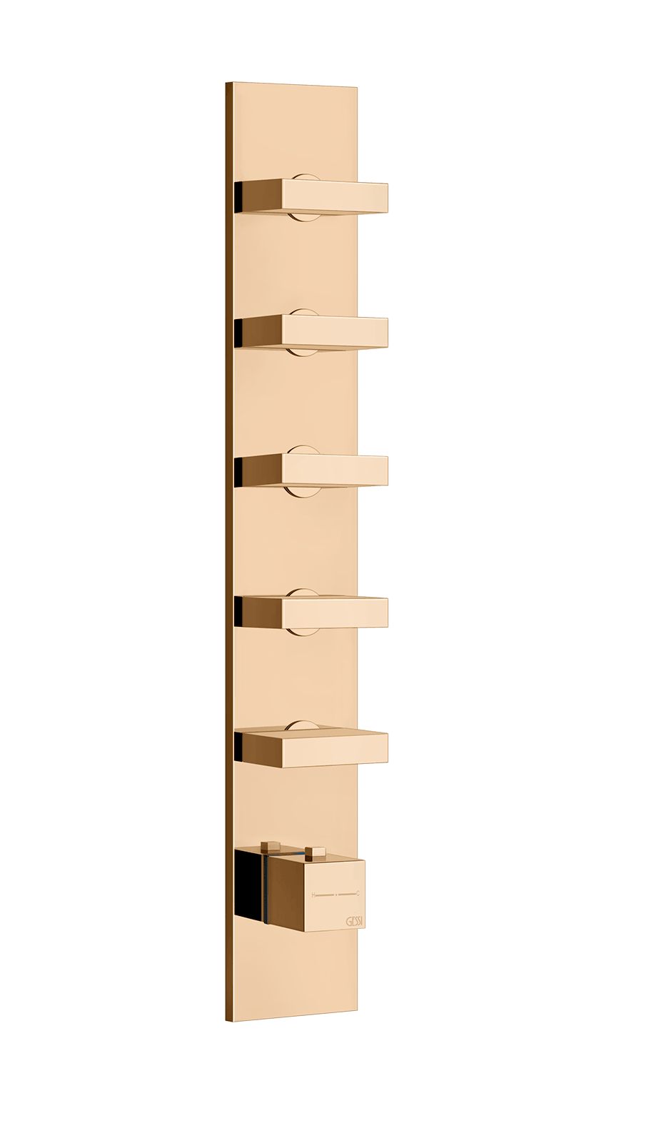 Gessi Shower Mixer 43030 in Warm Bronze Pvd