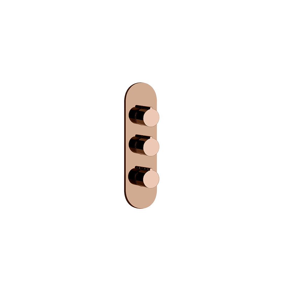 Gessi Shower Mixer 43064 in Copper Pvd