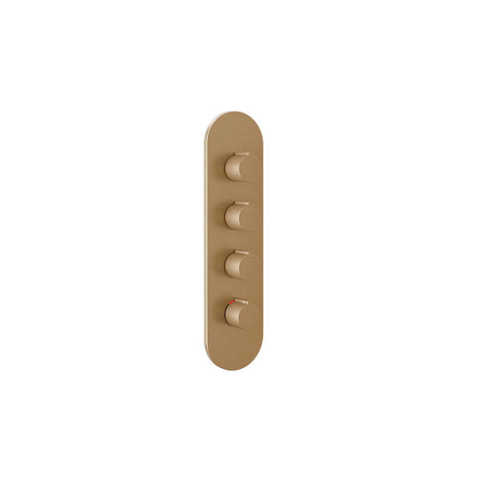 Gessi Shower Mixer 43066 in Warm Bronze Br. Pvd