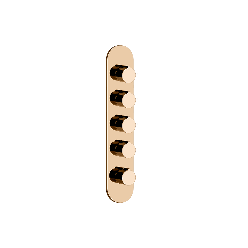 Gessi Shower Mixer 43068 in Warm Bronze Pvd