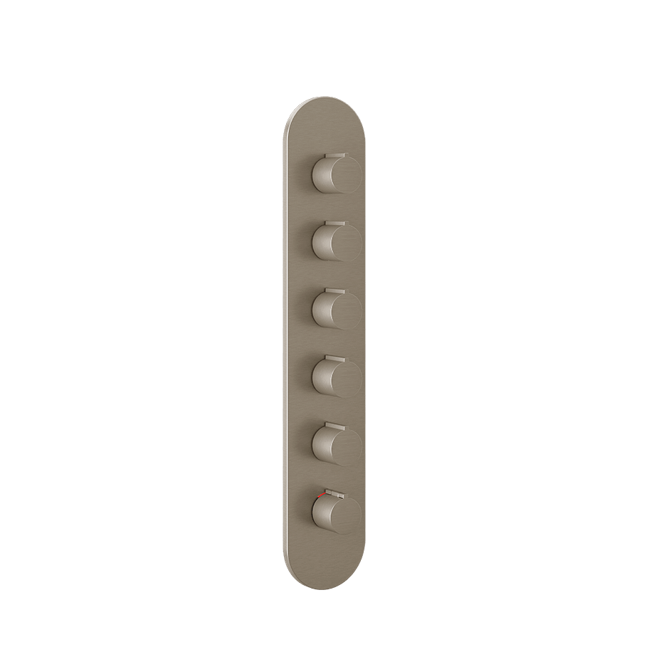 Gessi Shower Mixer 43070 in Finox Brushed Nickel
