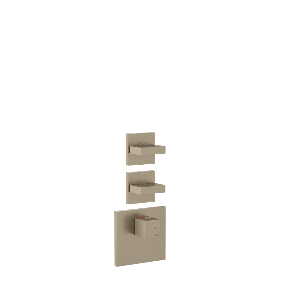 Gessi Shower Mixer 43214 in Finox Brushed Nickel