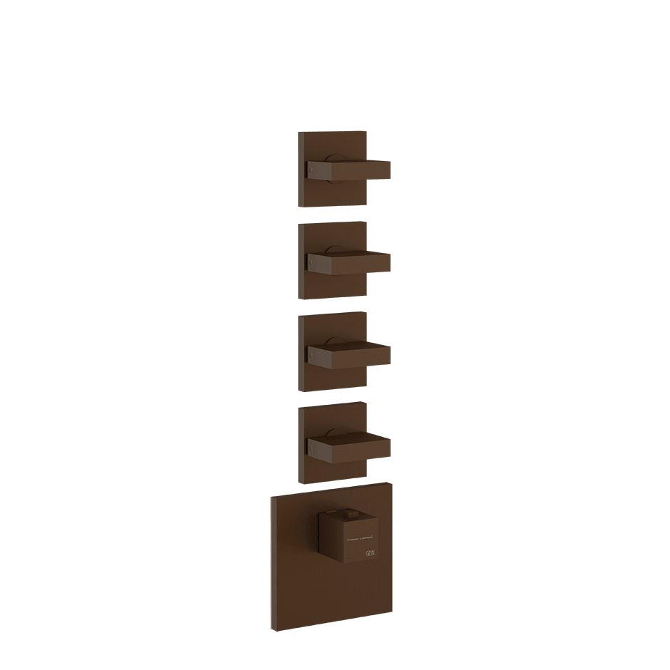 Gessi Shower Mixer 43218 in Dark Bronze