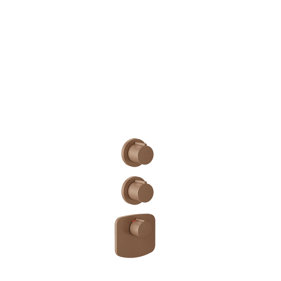 Gessi Shower Mixer 43234 in Copper Brushed Pvd