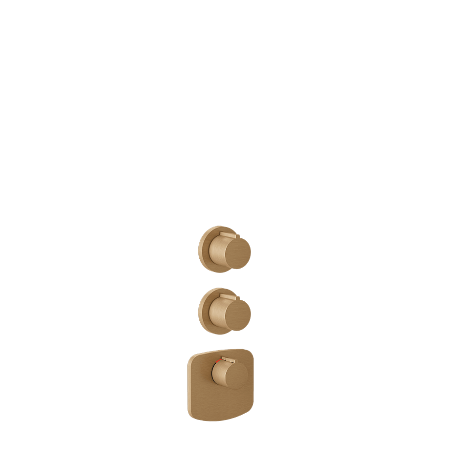 Gessi Shower Mixer 43234 in Warm Bronze Br. Pvd