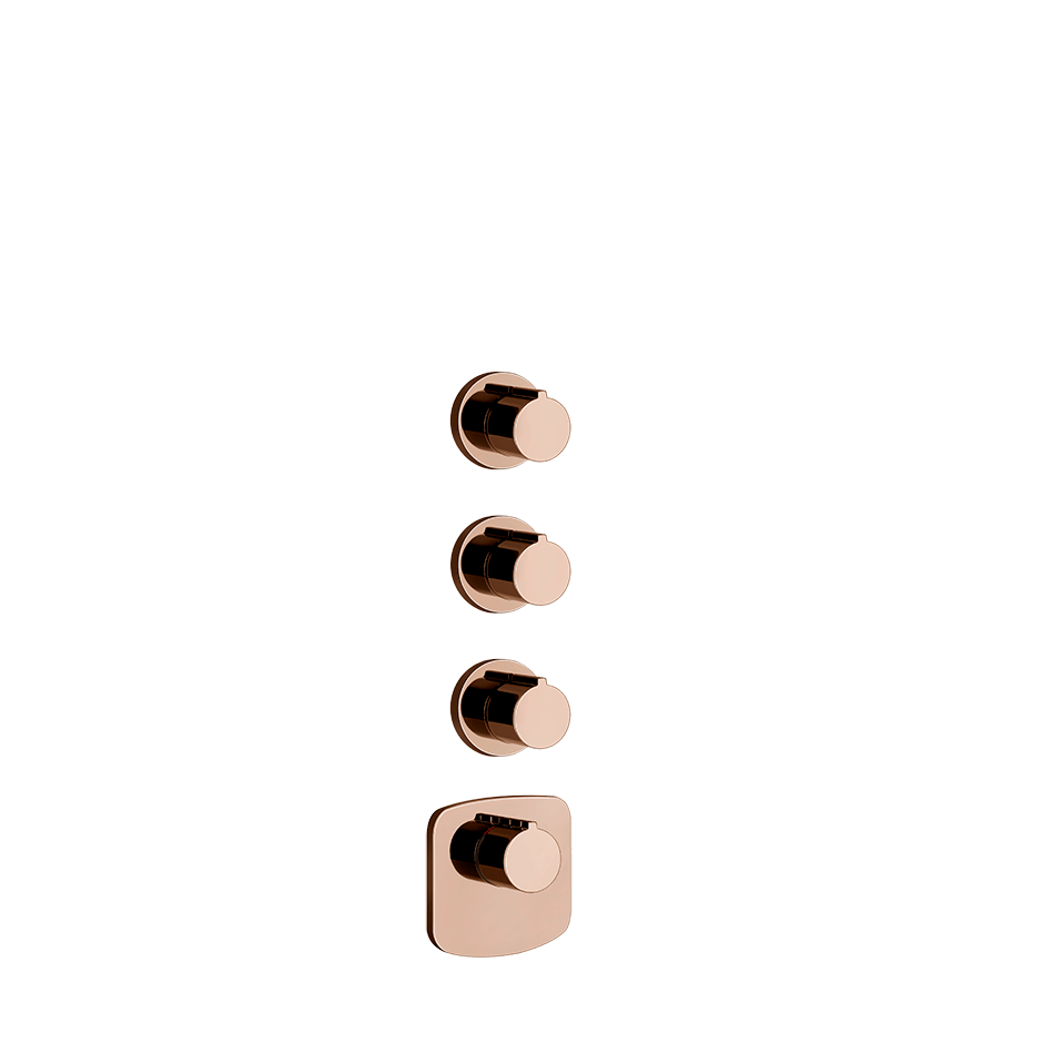 Gessi Shower Mixer 43236 in Copper Pvd