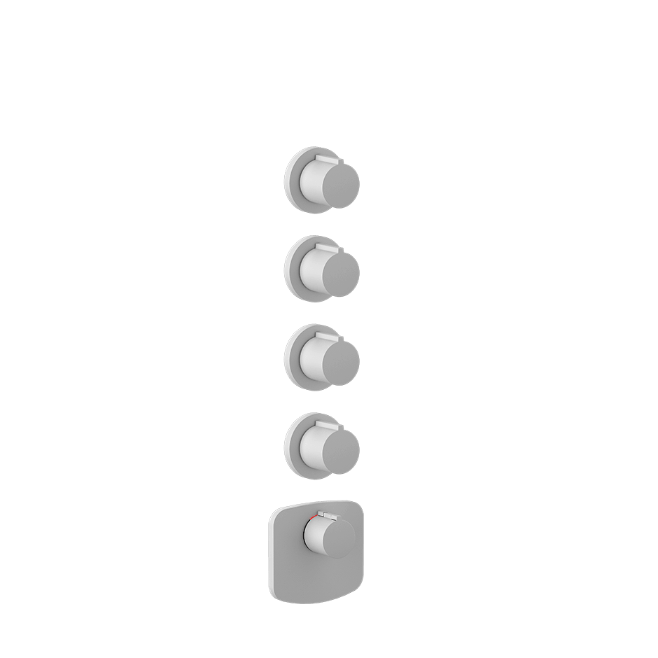 Gessi Shower Mixer 43238 in Matte White