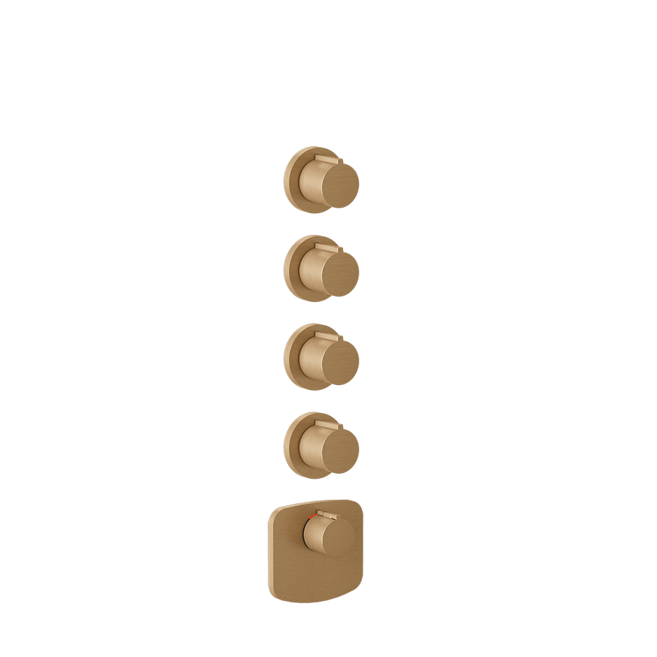 Gessi Shower Mixer 43238 in Warm Bronze Br. Pvd