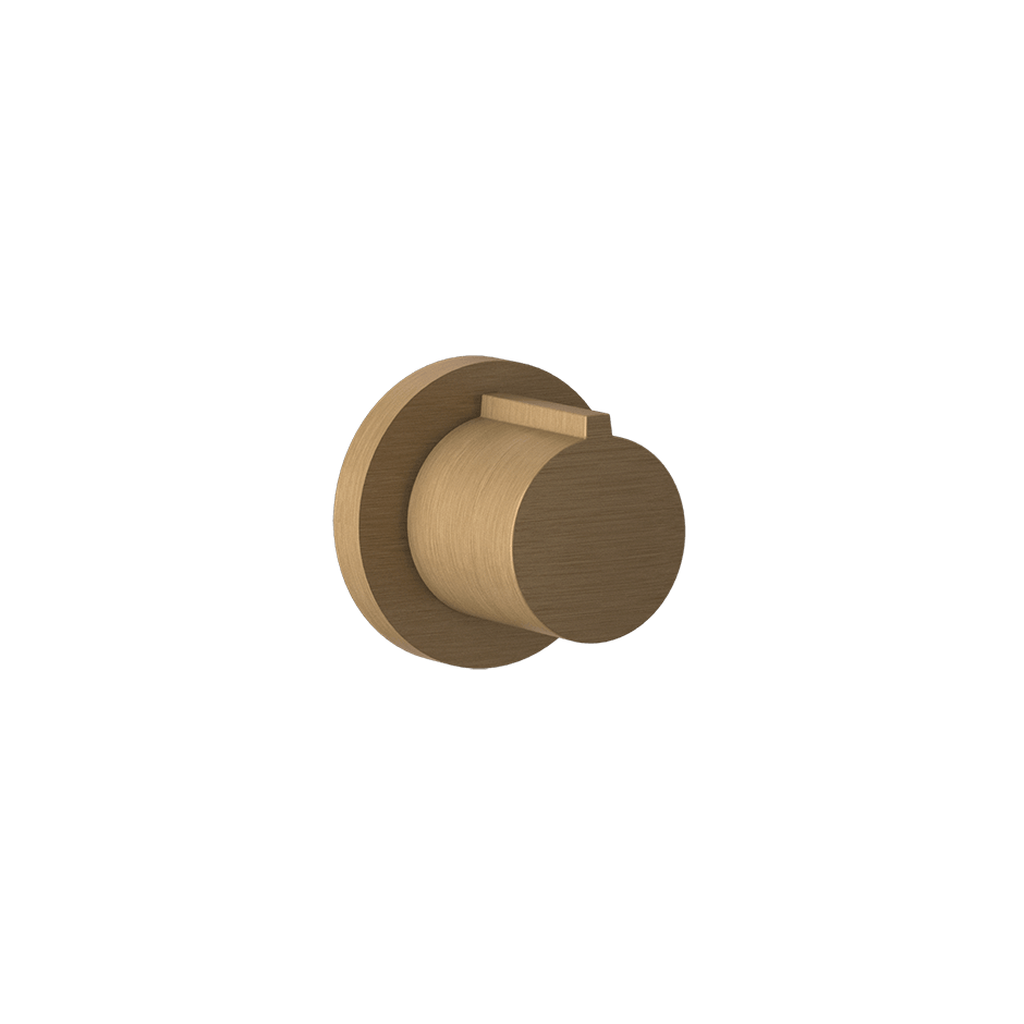 Gessi Stop Valve 43268 in Antique Brass