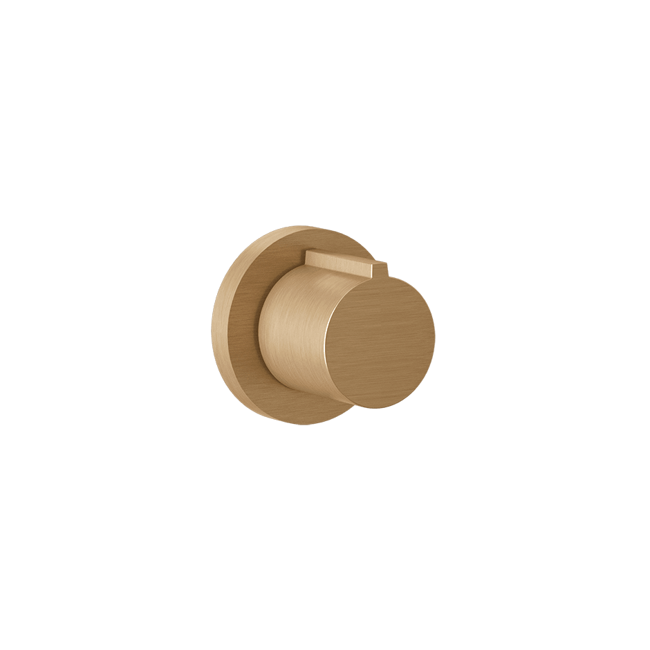 Gessi Stop Valve 43268 in Warm Bronze Br. Pvd