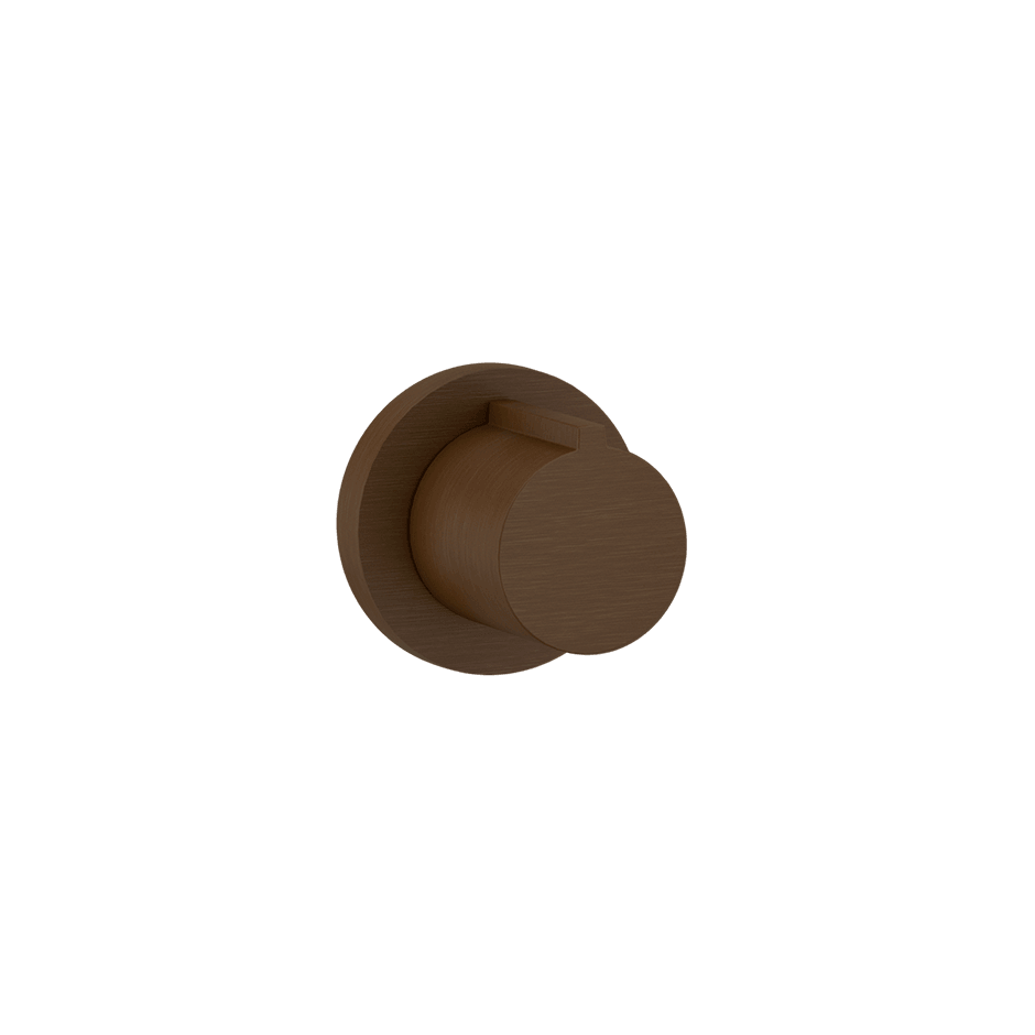 Gessi Stop Valve 43268 in Dark Bronze