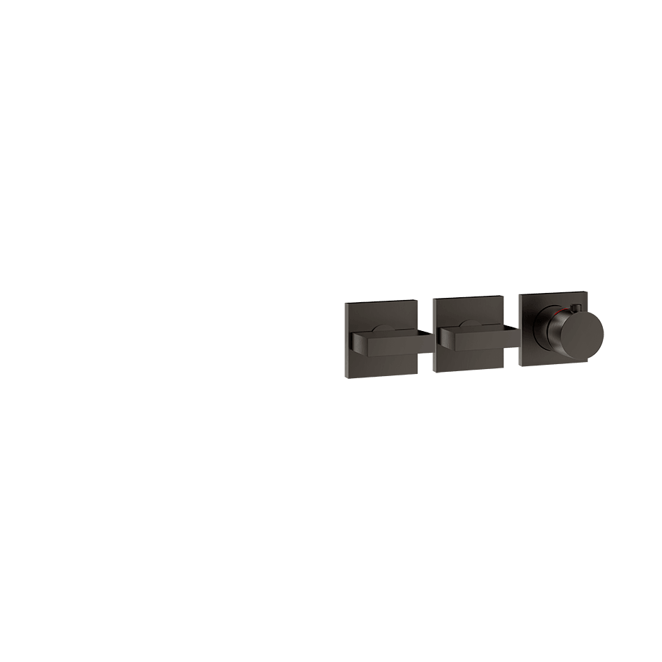 Gessi Shower Mixer 44334 in Black Metal Br. Pvd