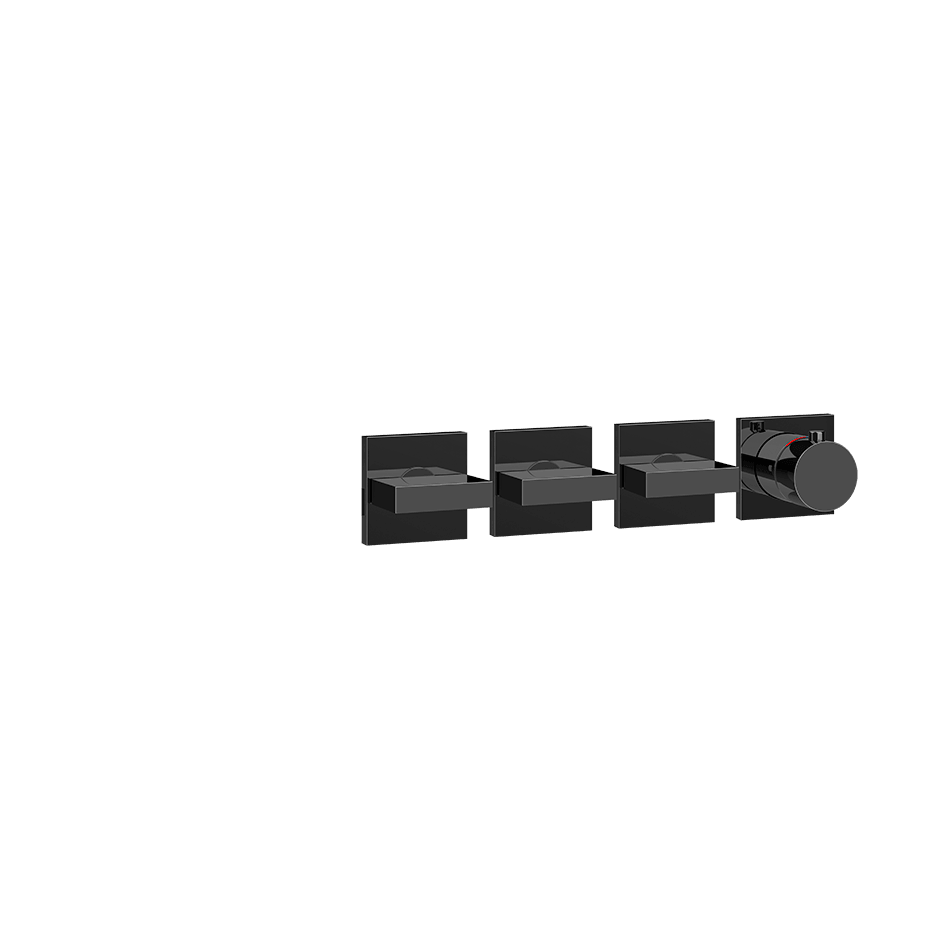 Gessi Shower Mixer 44336 in Black Metal Pvd
