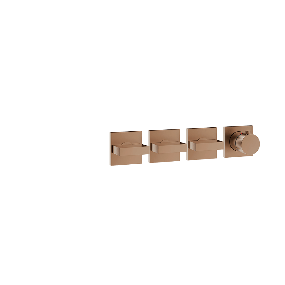 Gessi Shower Mixer 44336 in Copper Brushed Pvd