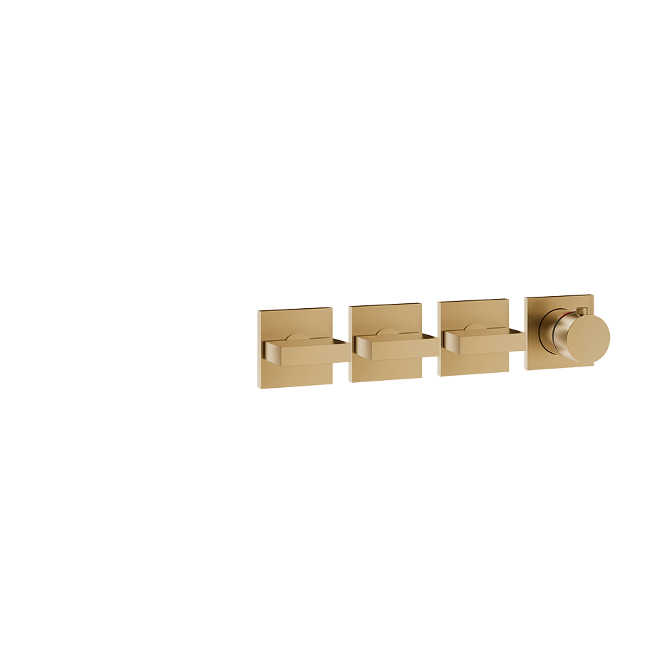 Gessi Shower Mixer 44336 in Warm Bronze Br. Pvd