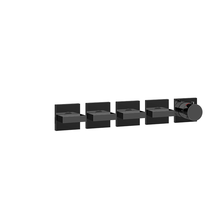 Gessi Shower Mixer 44338 in Black Metal Pvd