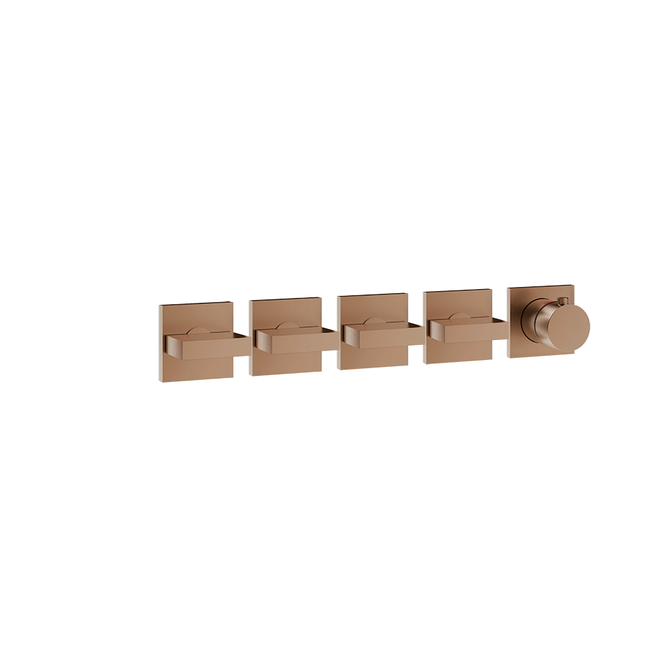 Gessi Shower Mixer 44338 in Copper Brushed Pvd