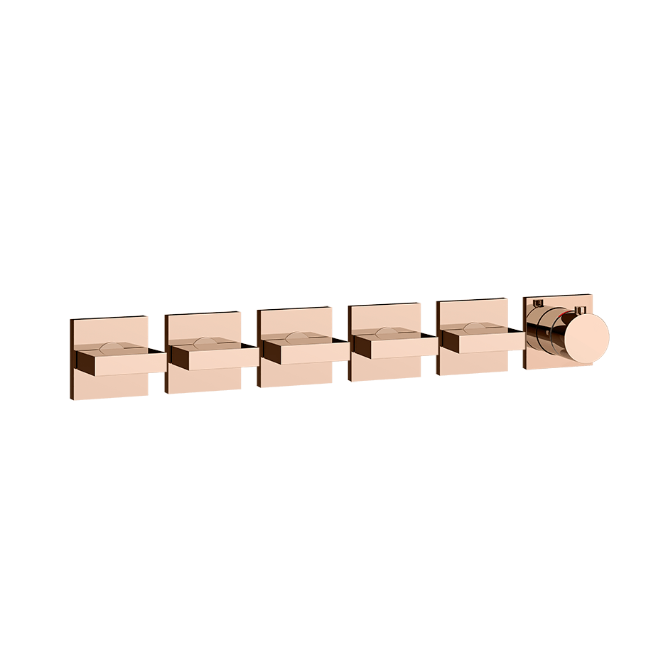 Gessi Shower Mixer 44340 in Copper Pvd