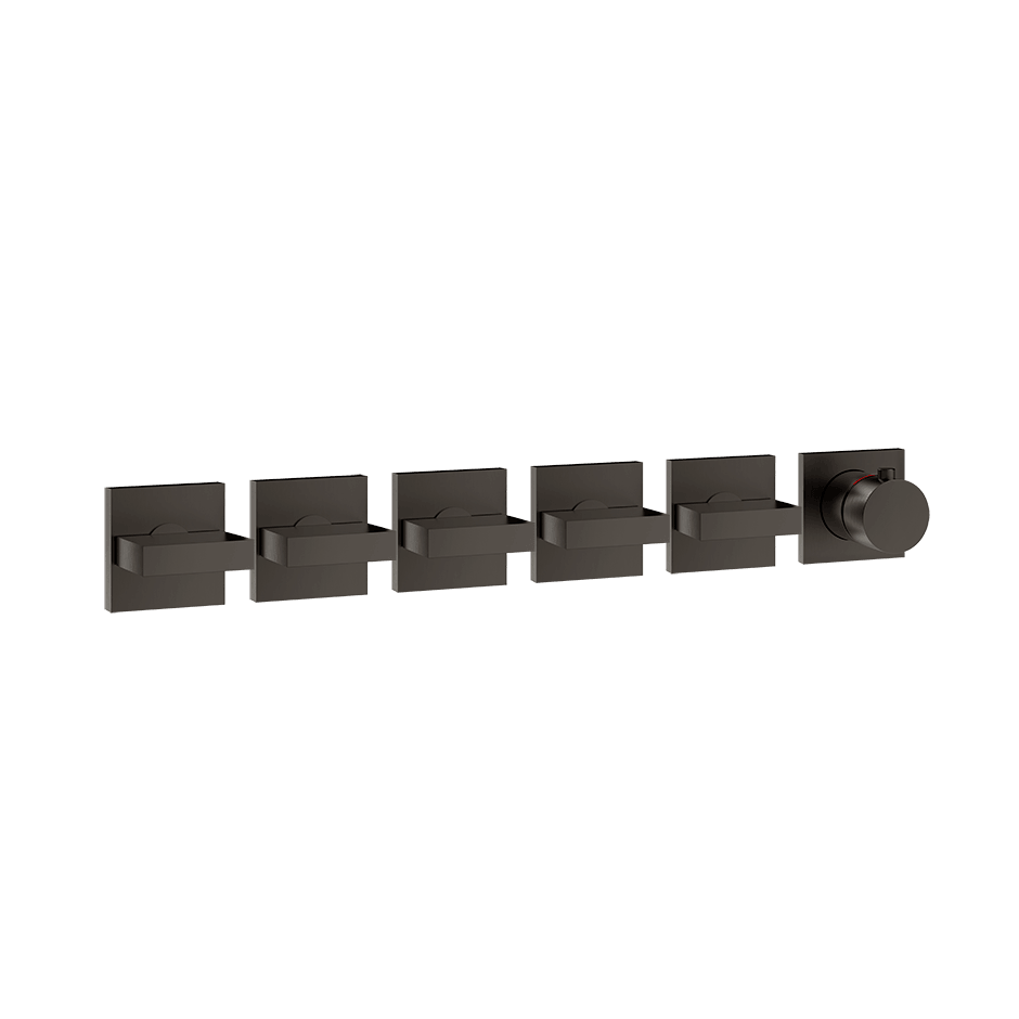 Gessi Shower Mixer 44340 in Black Metal Br. Pvd