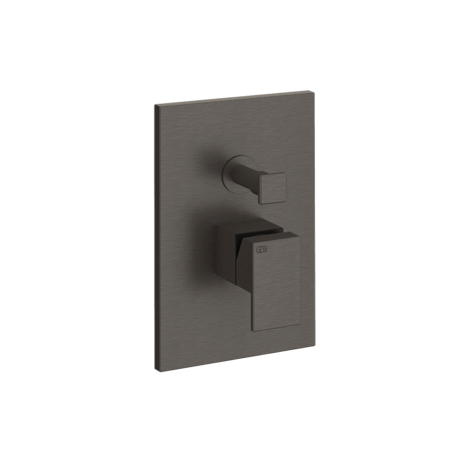 Gessi Shower Mixer 44604 in Black Metal Br. Pvd