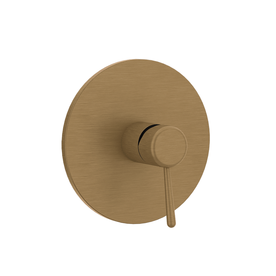 Gessi Shower Mixer 44676 in Antique Brass