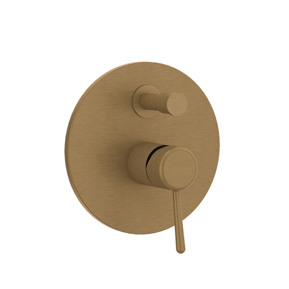 Gessi Shower Mixer 44678 in Antique Brass