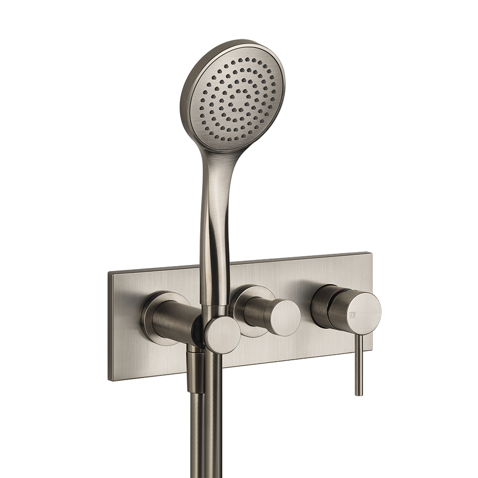 Gessi Bath Mixer 44829 in Finox Brushed Nickel