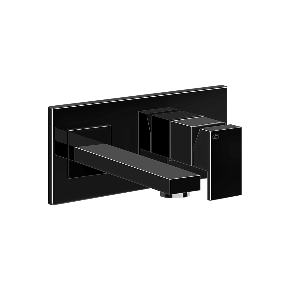 Gessi Washbasin Mixer 44834 in Black Metal Pvd