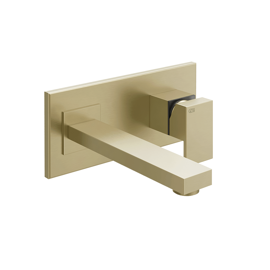 Gessi Washbasin Mixer 44836 in Brass Brushed Pvd