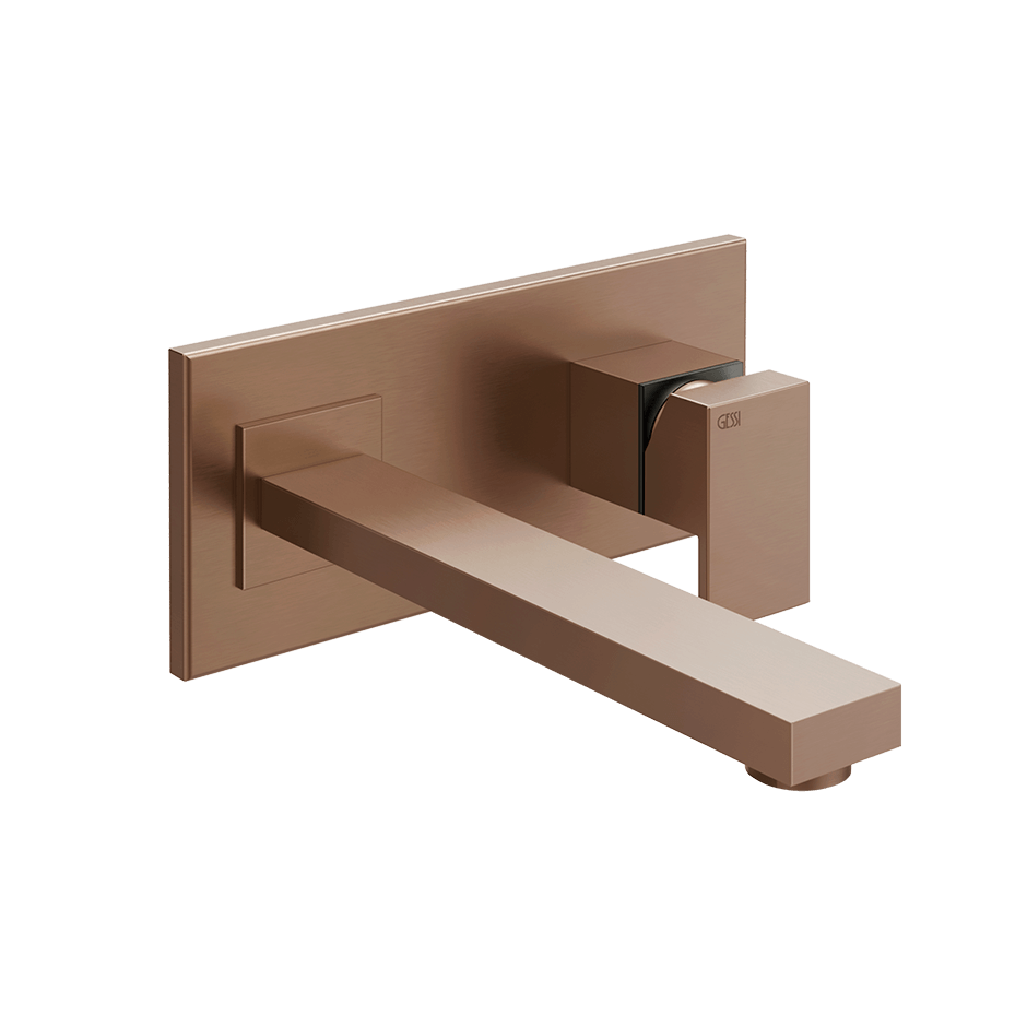 Gessi Washbasin Mixer 44838 in Copper Brushed Pvd